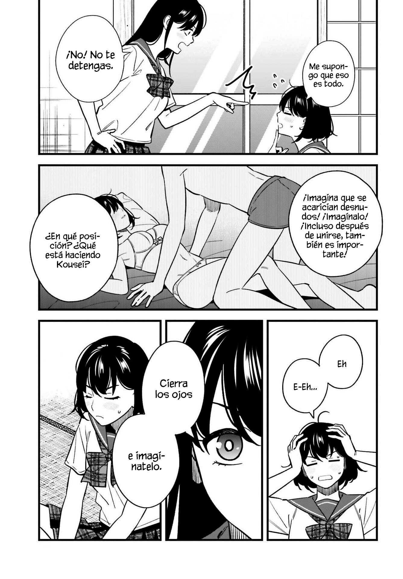 Are physical relationships posible between childhood friends of high school students? Capitulo 28 página 13