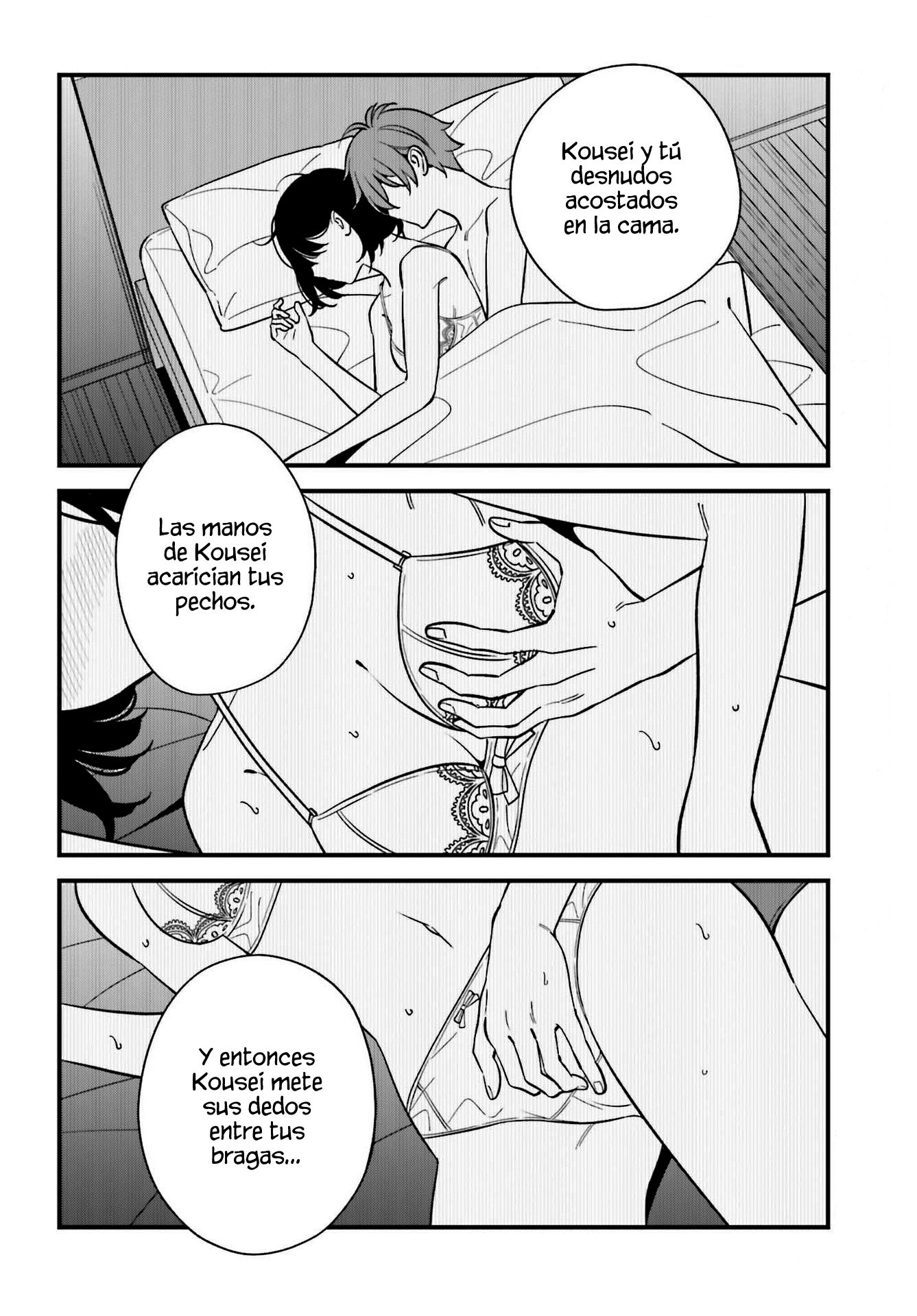 Are physical relationships posible between childhood friends of high school students? Capitulo 28 página 14