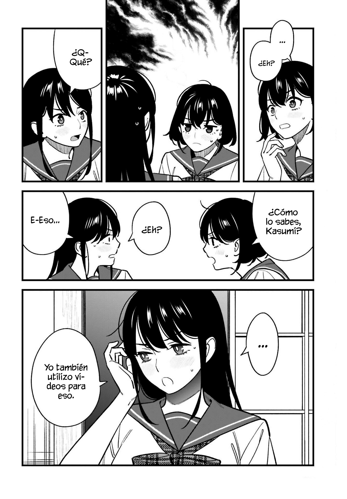 Are physical relationships posible between childhood friends of high school students? Capitulo 28 página 18