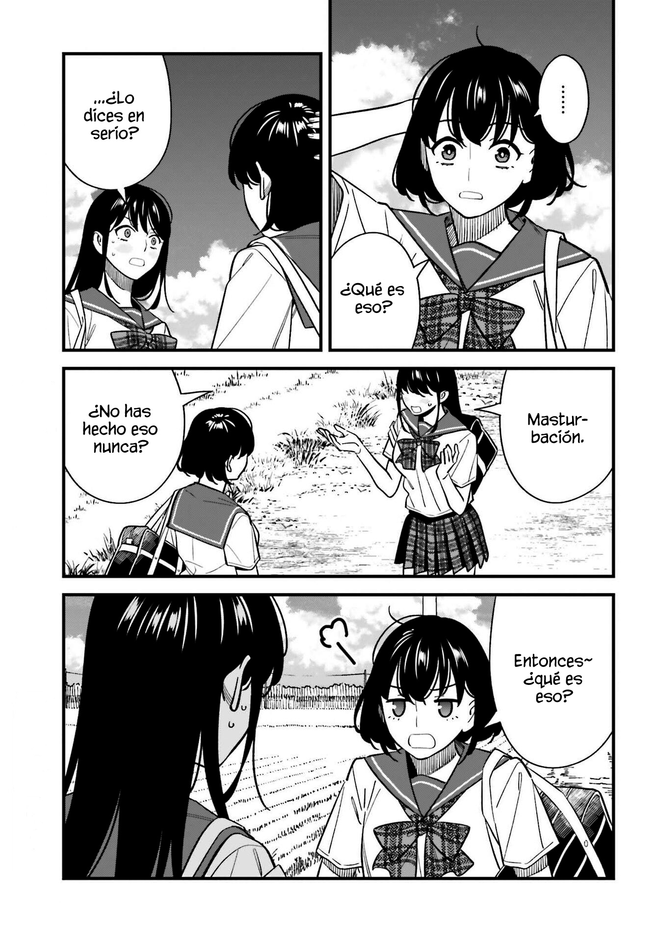 Are physical relationships posible between childhood friends of high school students? Capitulo 28 página 9