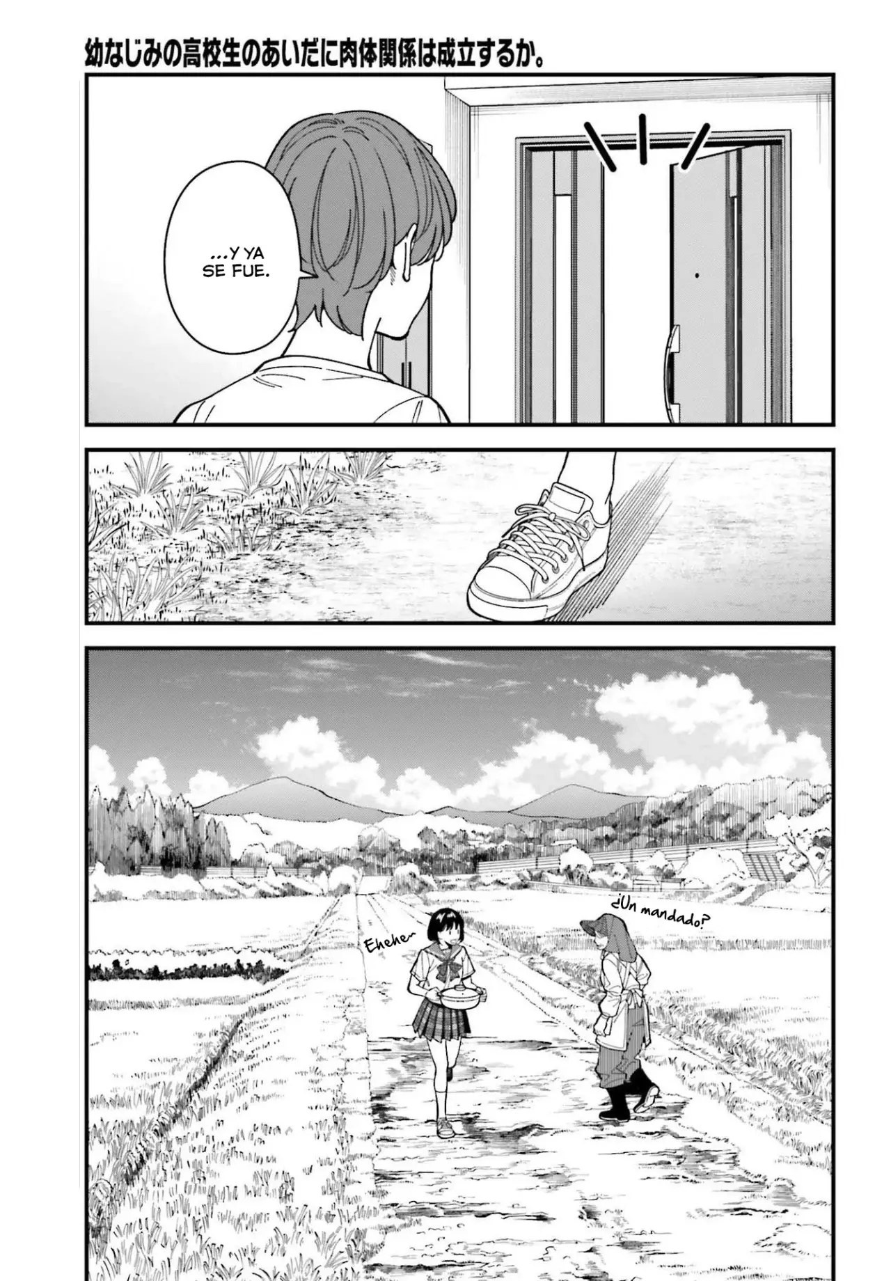 Are physical relationships posible between childhood friends of high school students? Capitulo 3 página 10