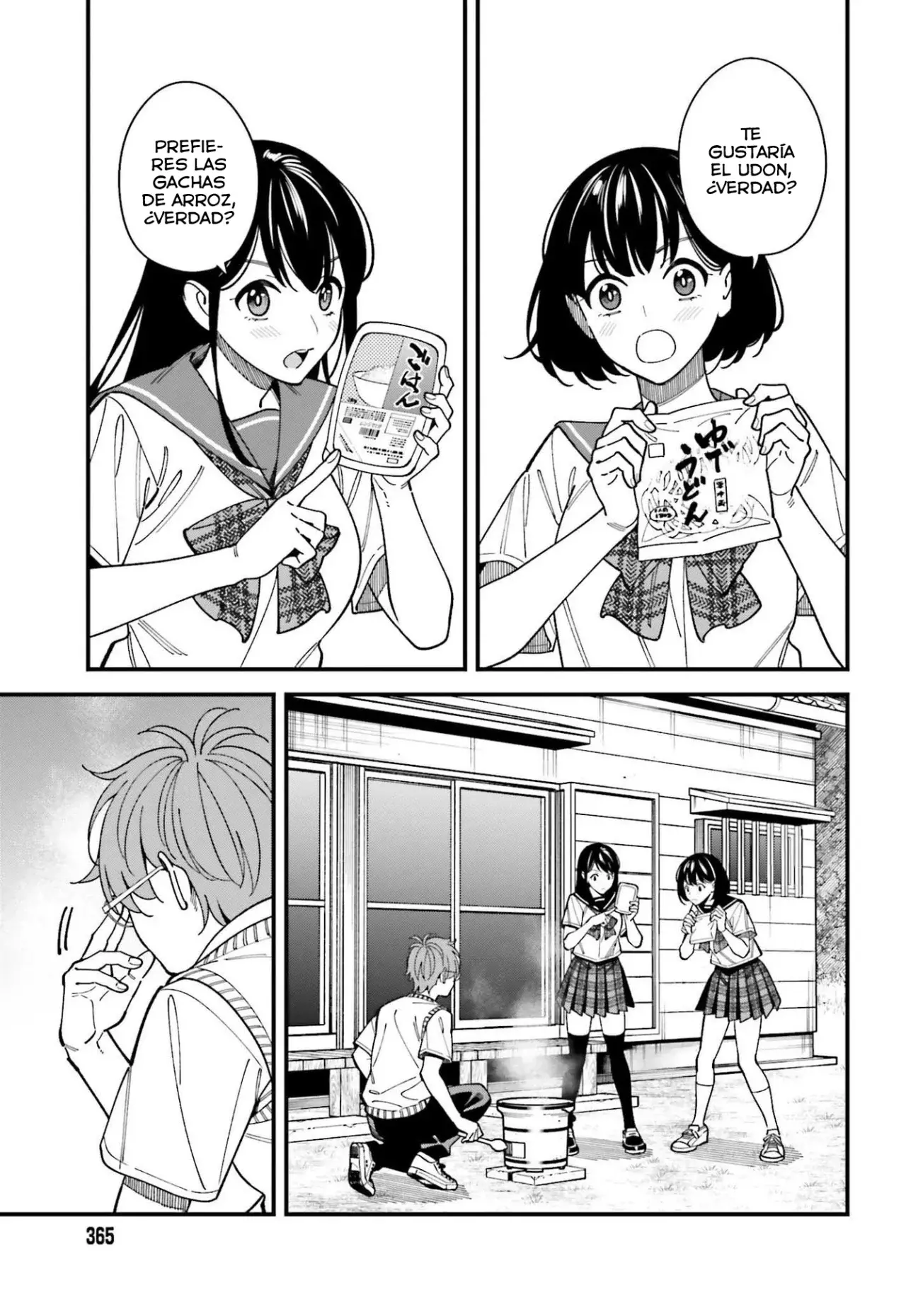 Are physical relationships posible between childhood friends of high school students? Capitulo 3 página 28