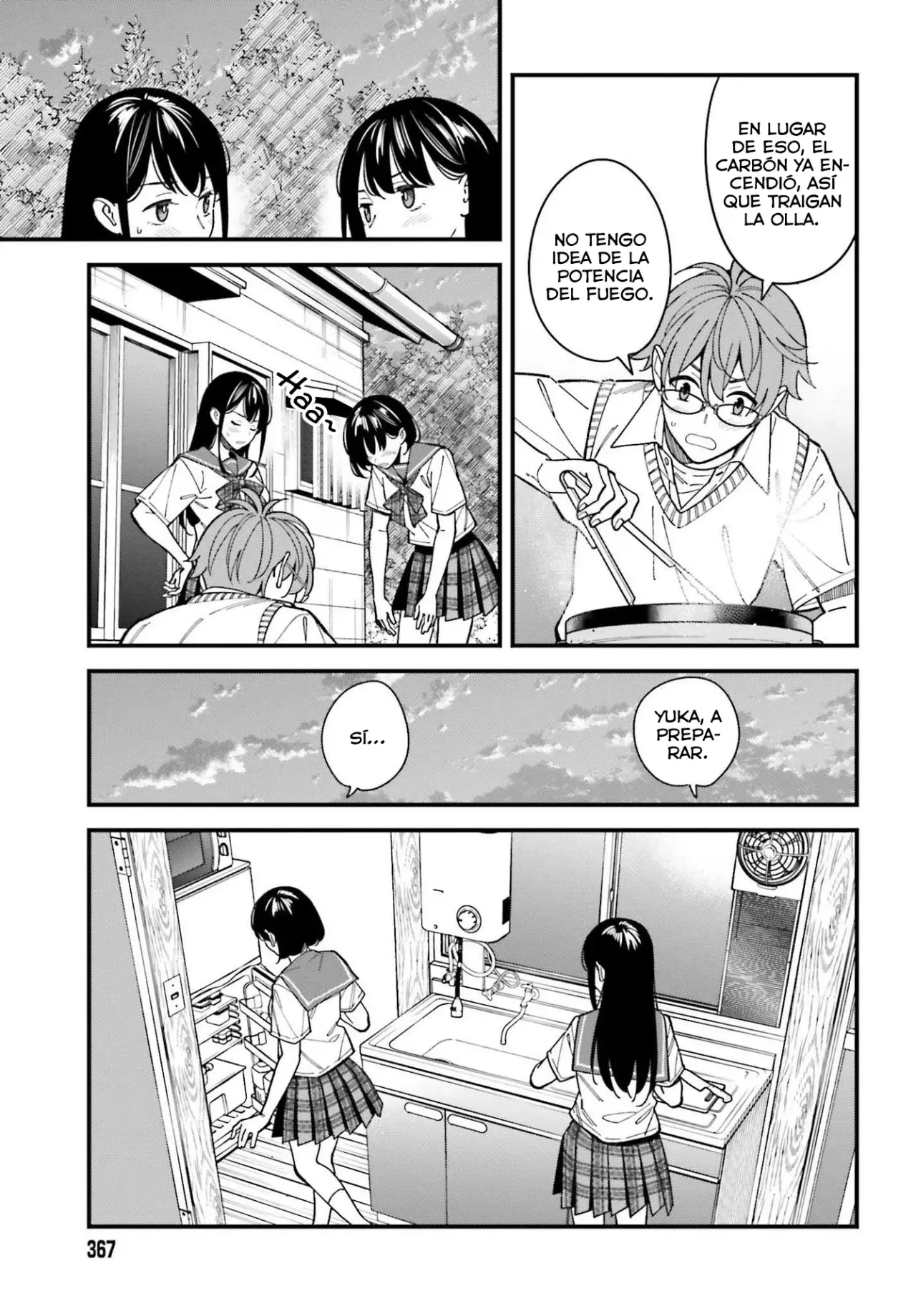 Are physical relationships posible between childhood friends of high school students? Capitulo 3 página 30