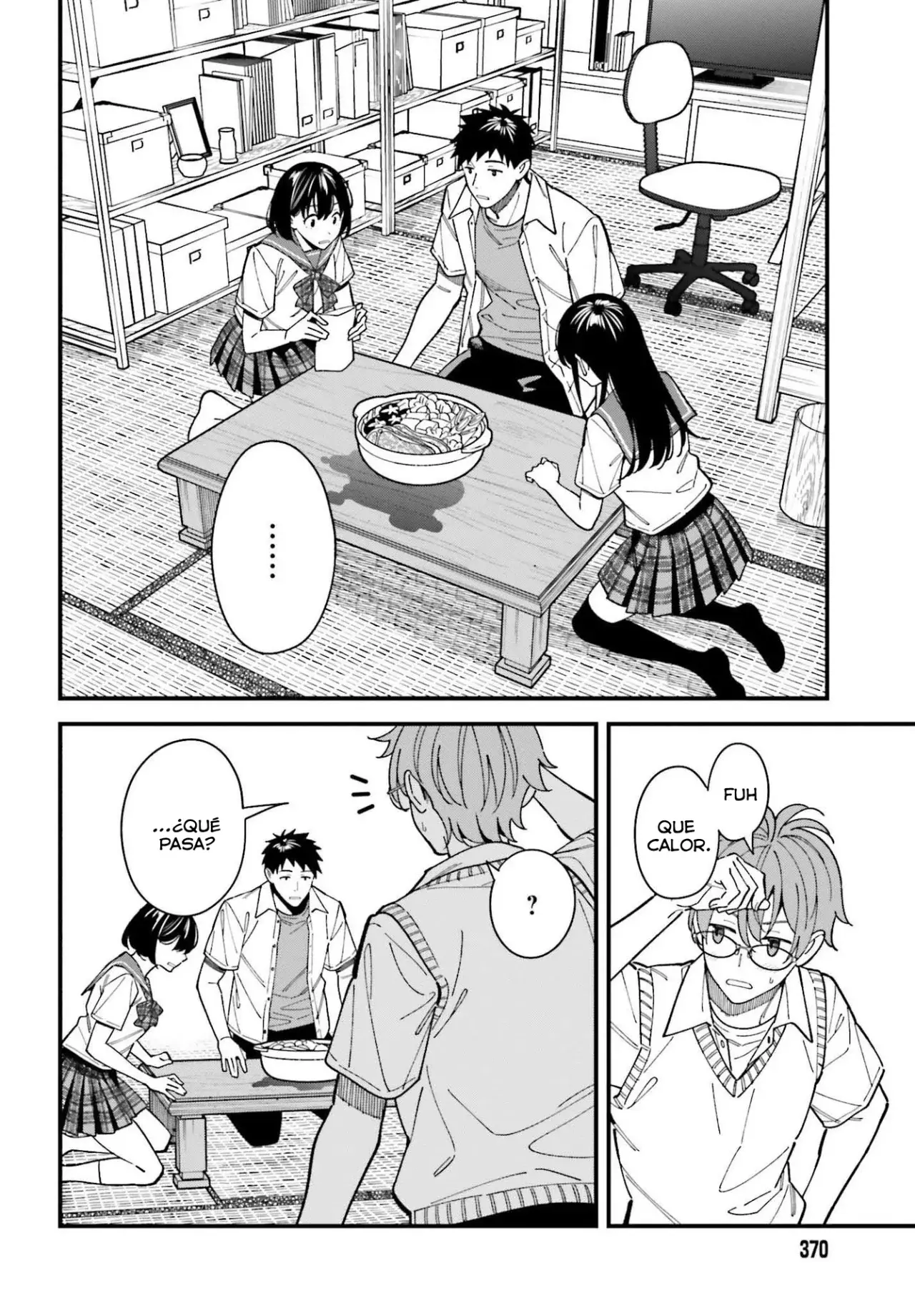 Are physical relationships posible between childhood friends of high school students? Capitulo 3 página 33