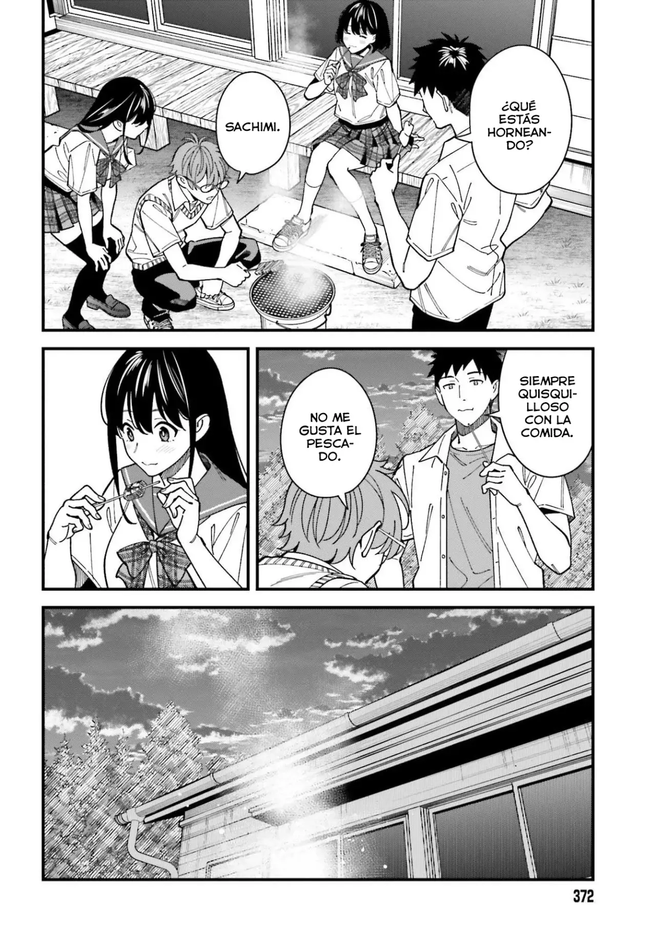 Are physical relationships posible between childhood friends of high school students? Capitulo 3 página 35