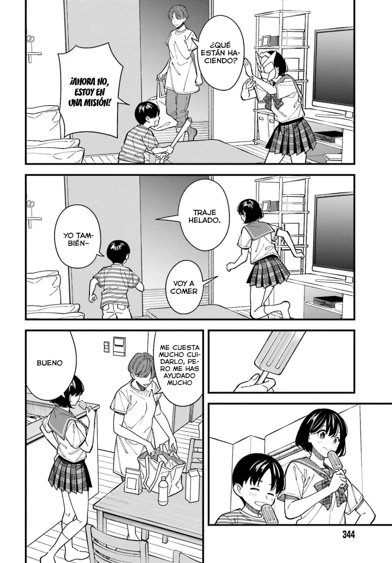 Are physical relationships posible between childhood friends of high school students? Capitulo 3 página 7