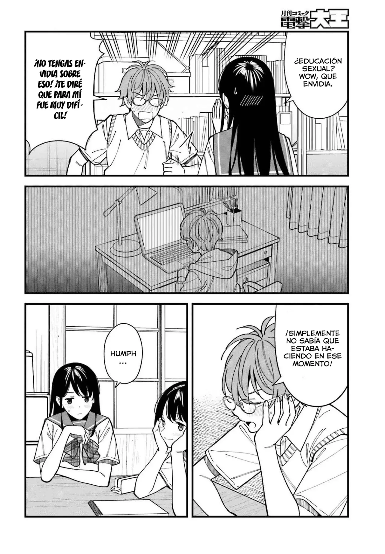 Are physical relationships posible between childhood friends of high school students? Capitulo 4 página 17