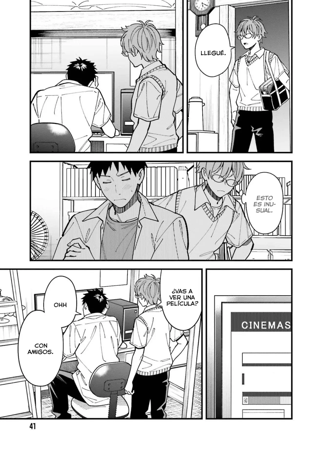 Are physical relationships posible between childhood friends of high school students? Capitulo 4 página 6