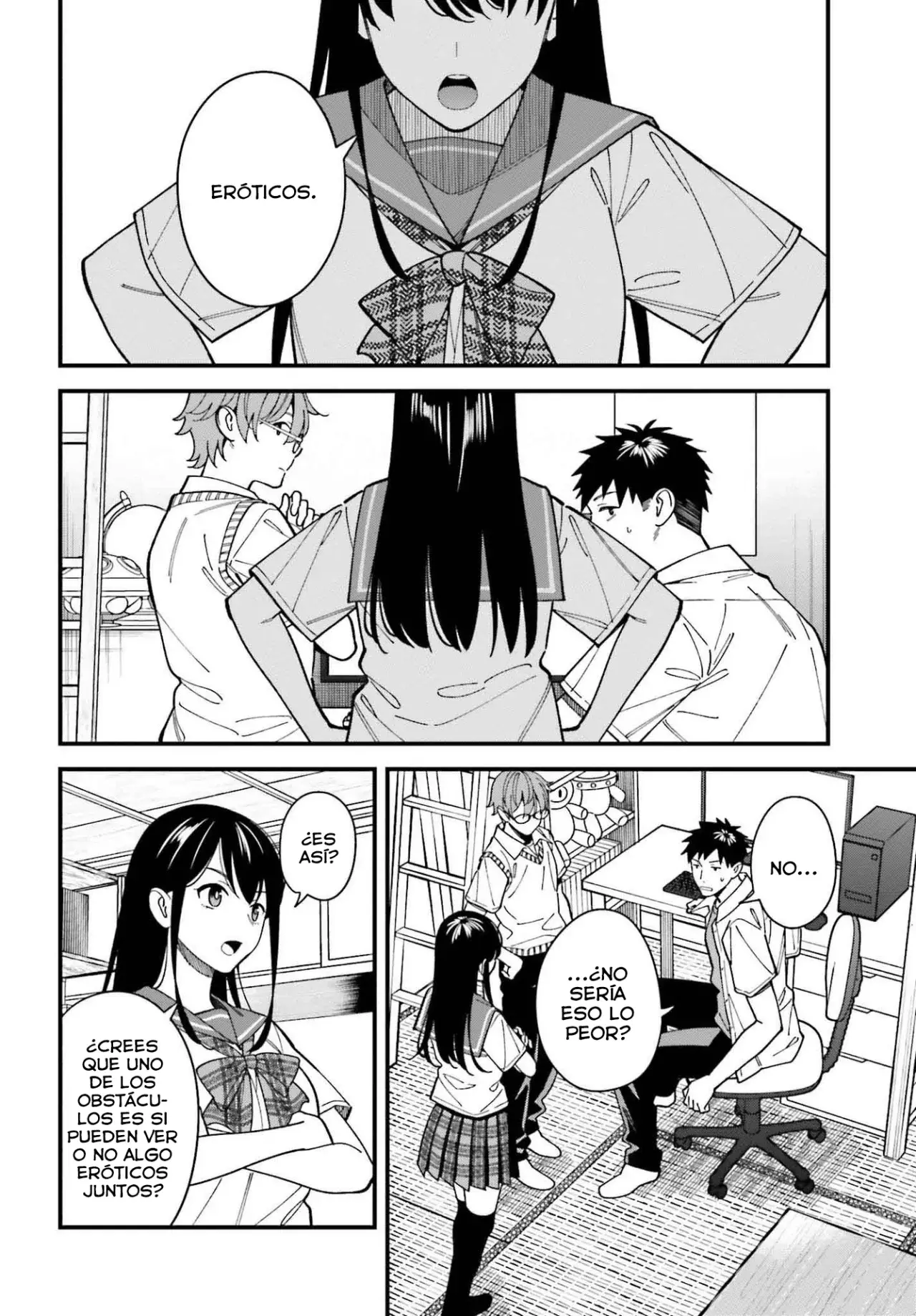 Are physical relationships posible between childhood friends of high school students? Capitulo 4 página 9