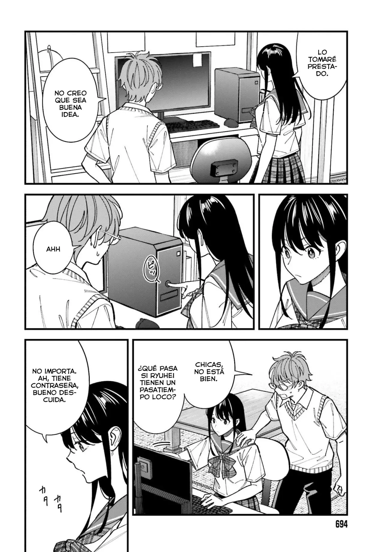 Are physical relationships posible between childhood friends of high school students? Capitulo 5 página 11