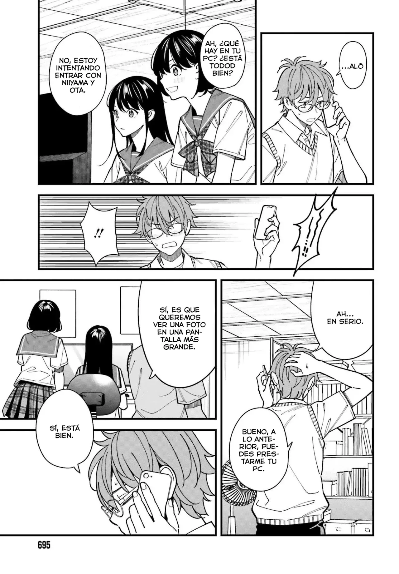 Are physical relationships posible between childhood friends of high school students? Capitulo 5 página 12
