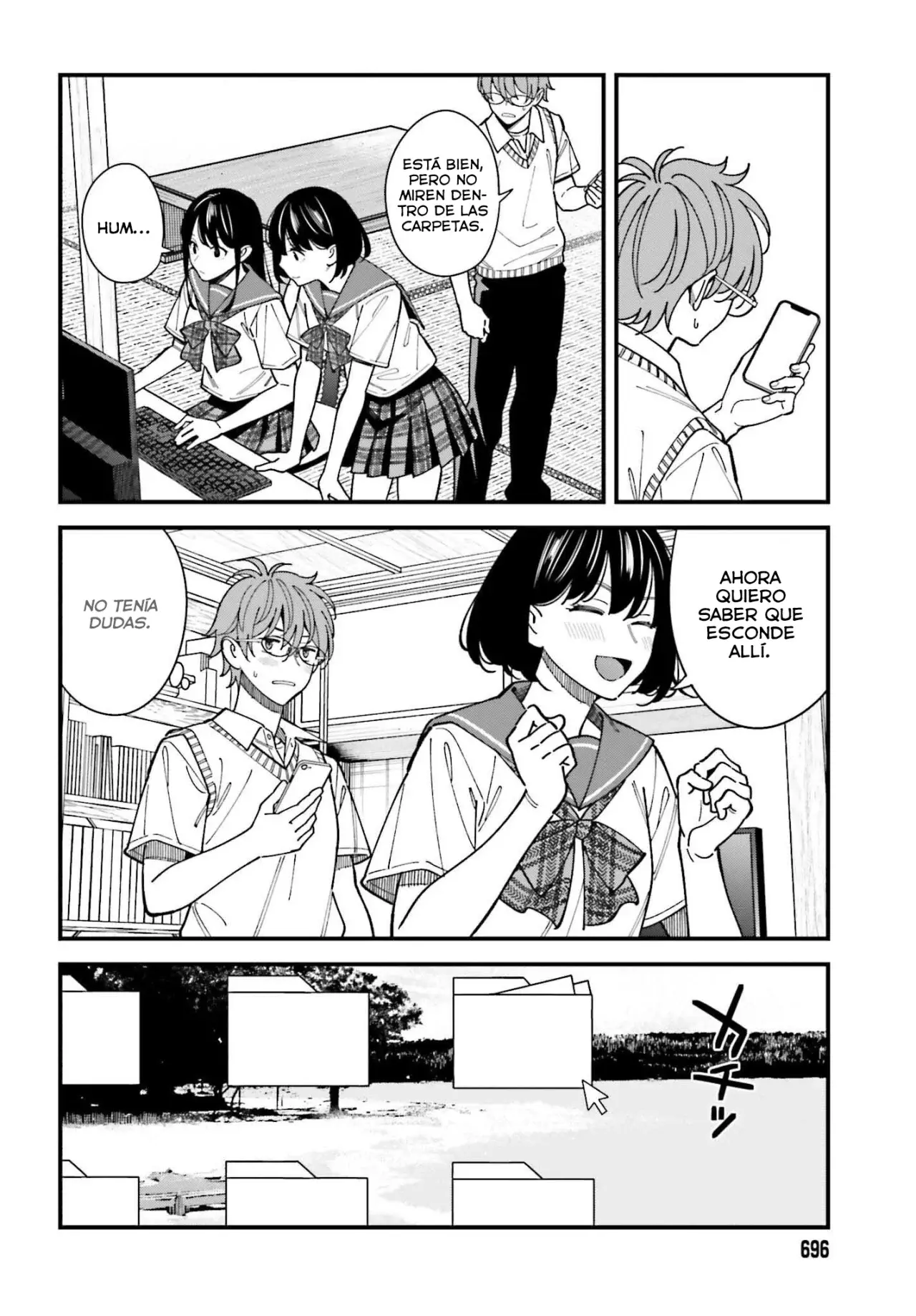 Are physical relationships posible between childhood friends of high school students? Capitulo 5 página 13