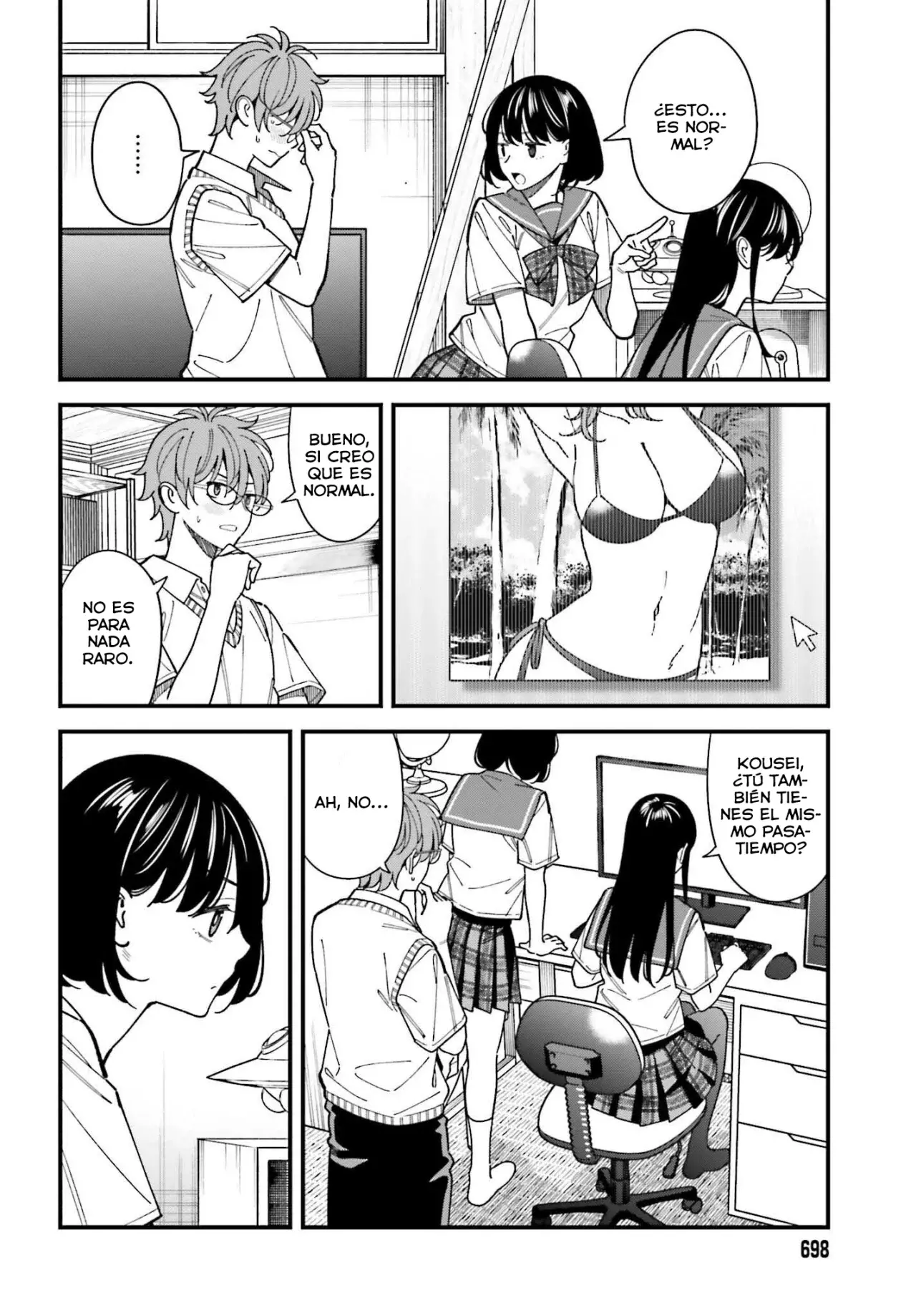 Are physical relationships posible between childhood friends of high school students? Capitulo 5 página 15