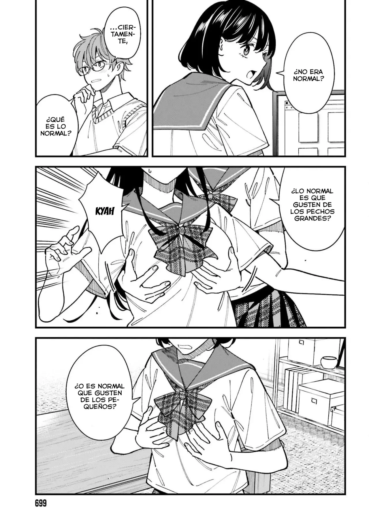 Are physical relationships posible between childhood friends of high school students? Capitulo 5 página 16