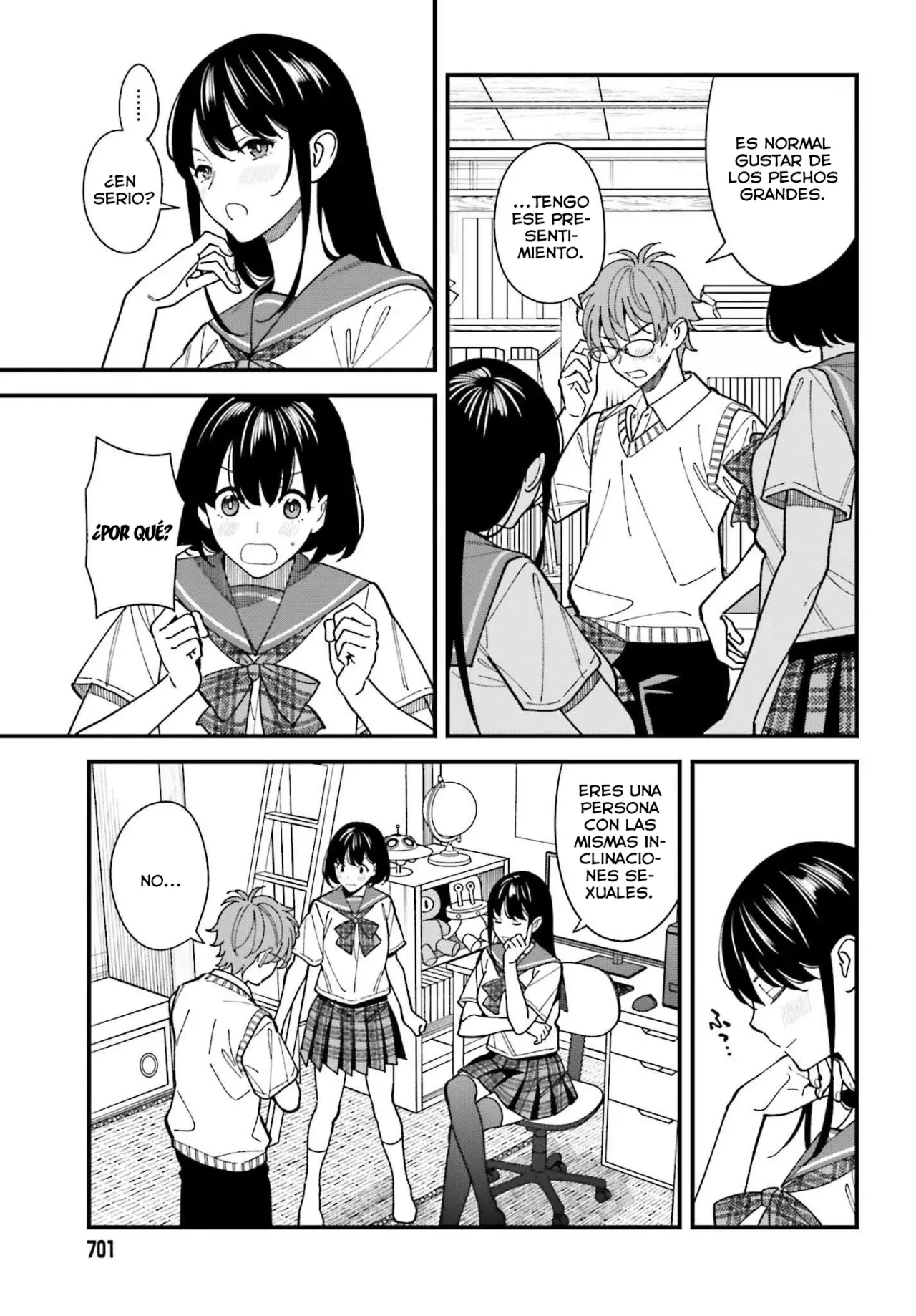 Are physical relationships posible between childhood friends of high school students? Capitulo 5 página 18