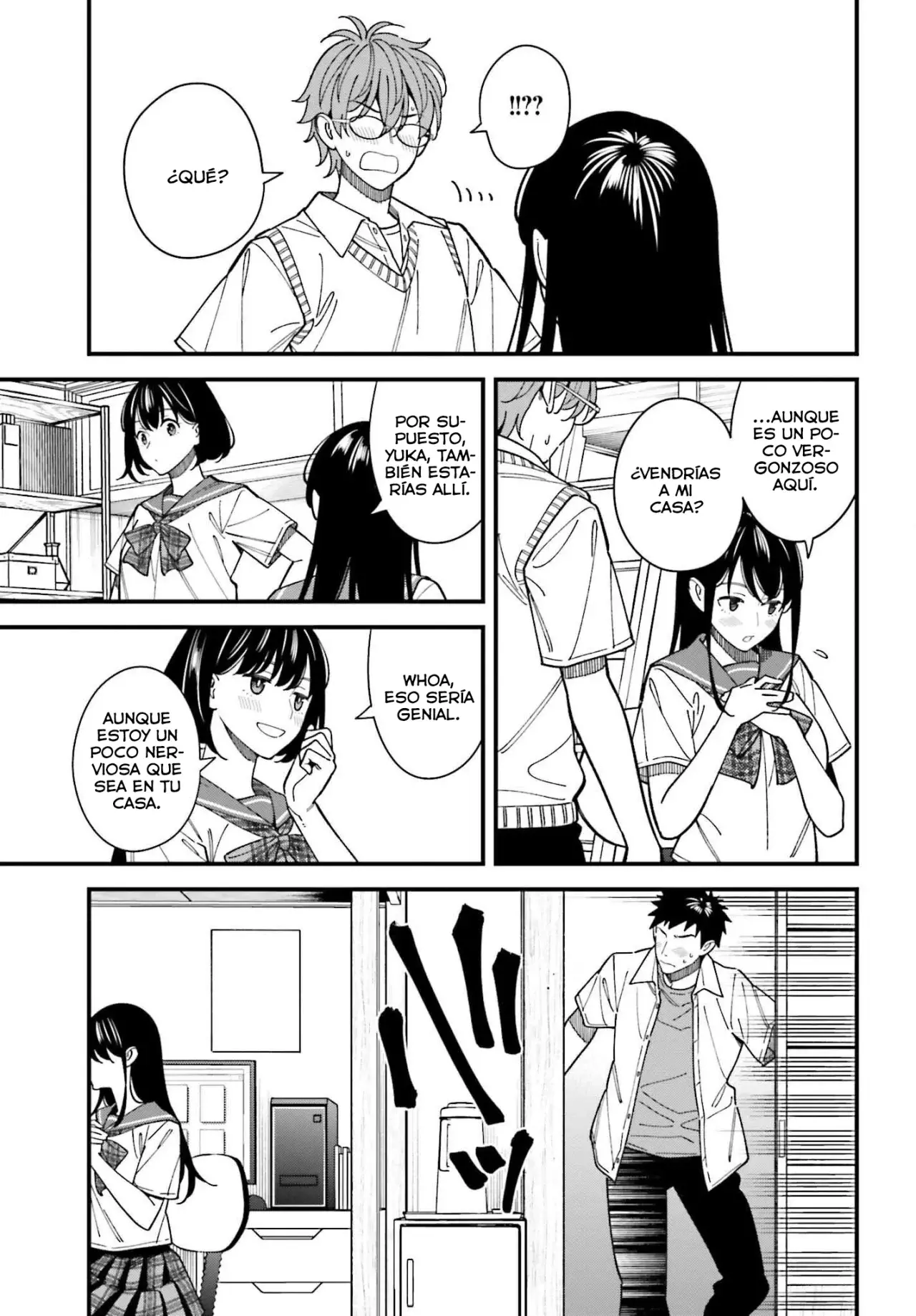 Are physical relationships posible between childhood friends of high school students? Capitulo 5 página 24