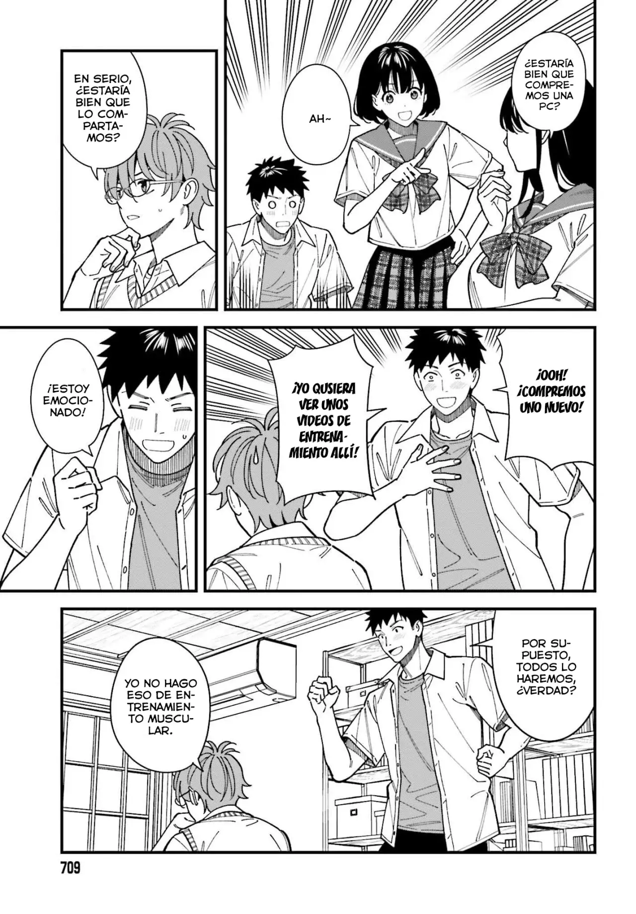 Are physical relationships posible between childhood friends of high school students? Capitulo 5 página 26