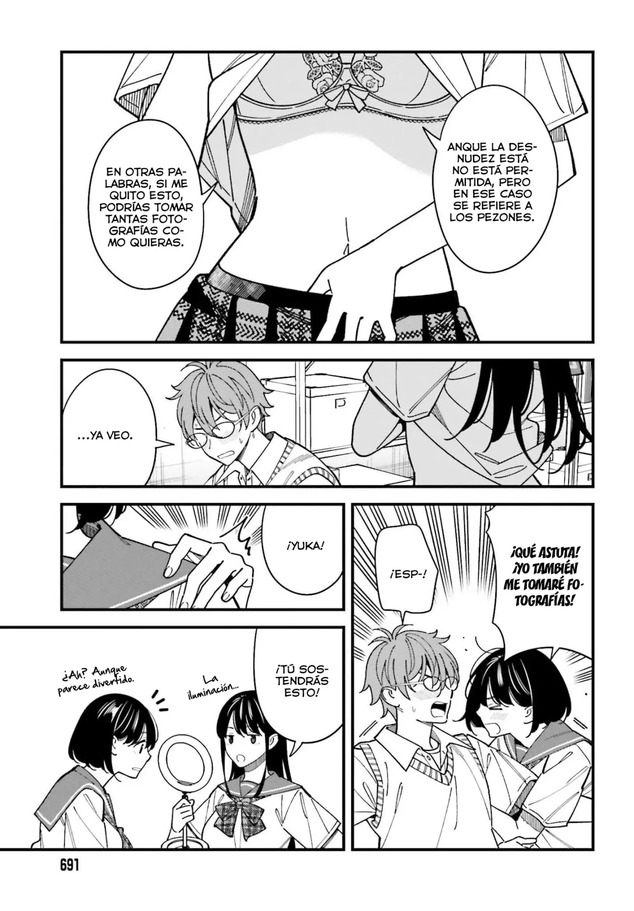 Are physical relationships posible between childhood friends of high school students? Capitulo 5 página 8