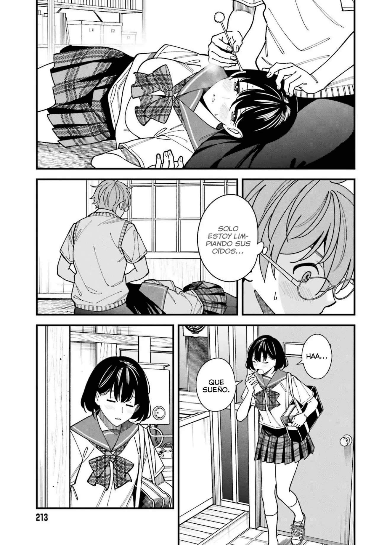 Are physical relationships posible between childhood friends of high school students? Capitulo 6 página 12