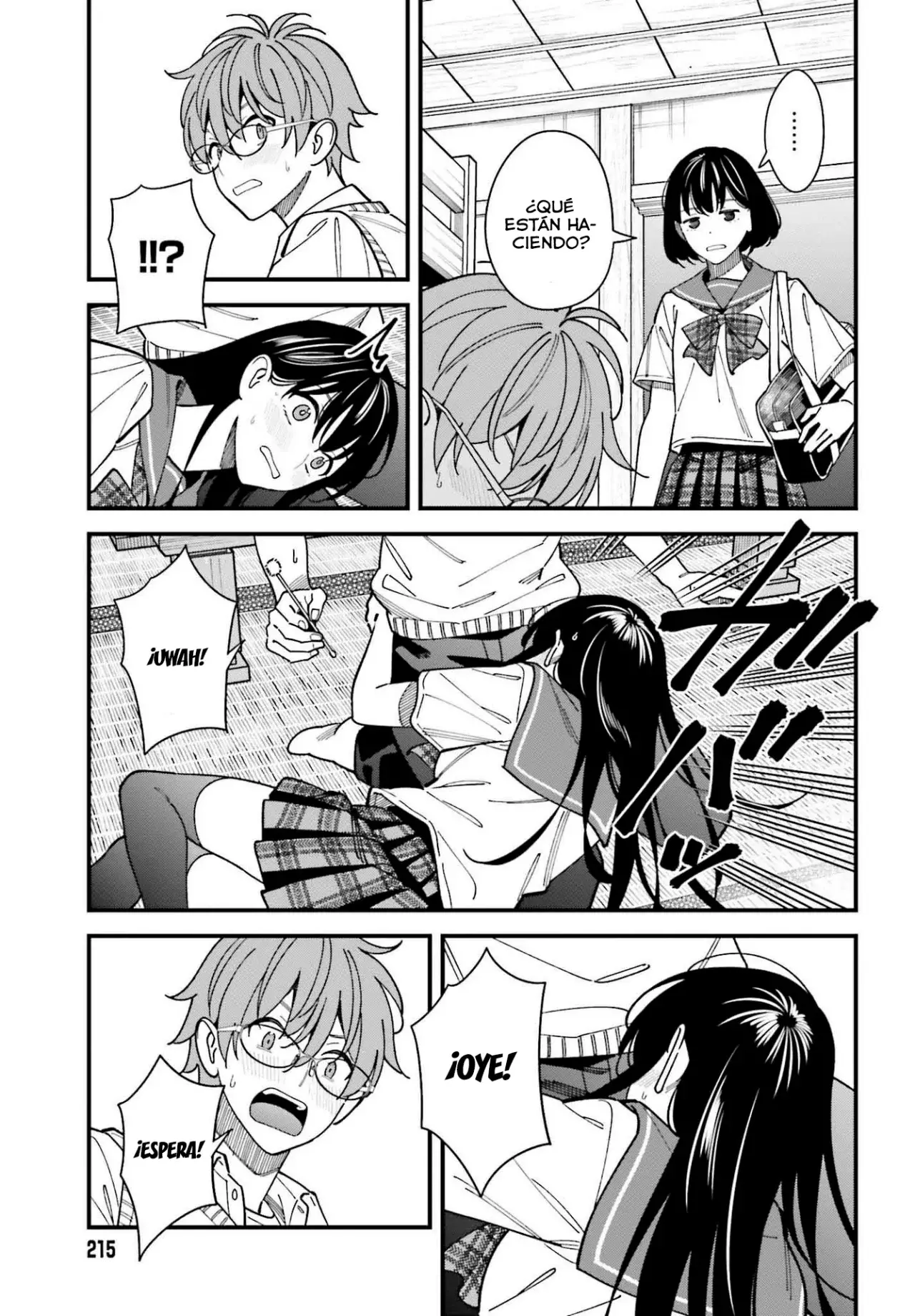 Are physical relationships posible between childhood friends of high school students? Capitulo 6 página 14