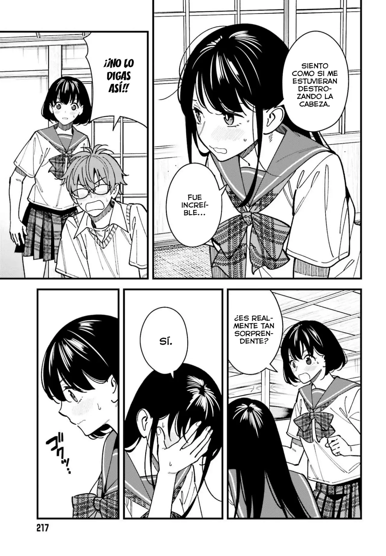 Are physical relationships posible between childhood friends of high school students? Capitulo 6 página 16
