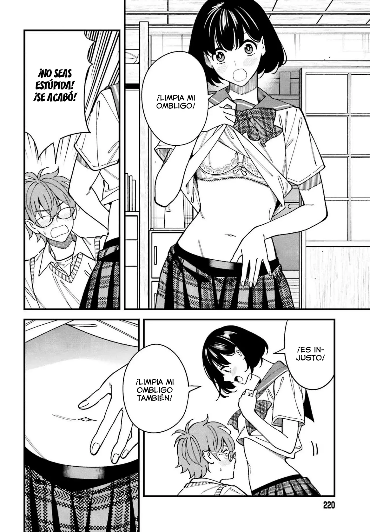 Are physical relationships posible between childhood friends of high school students? Capitulo 6 página 19