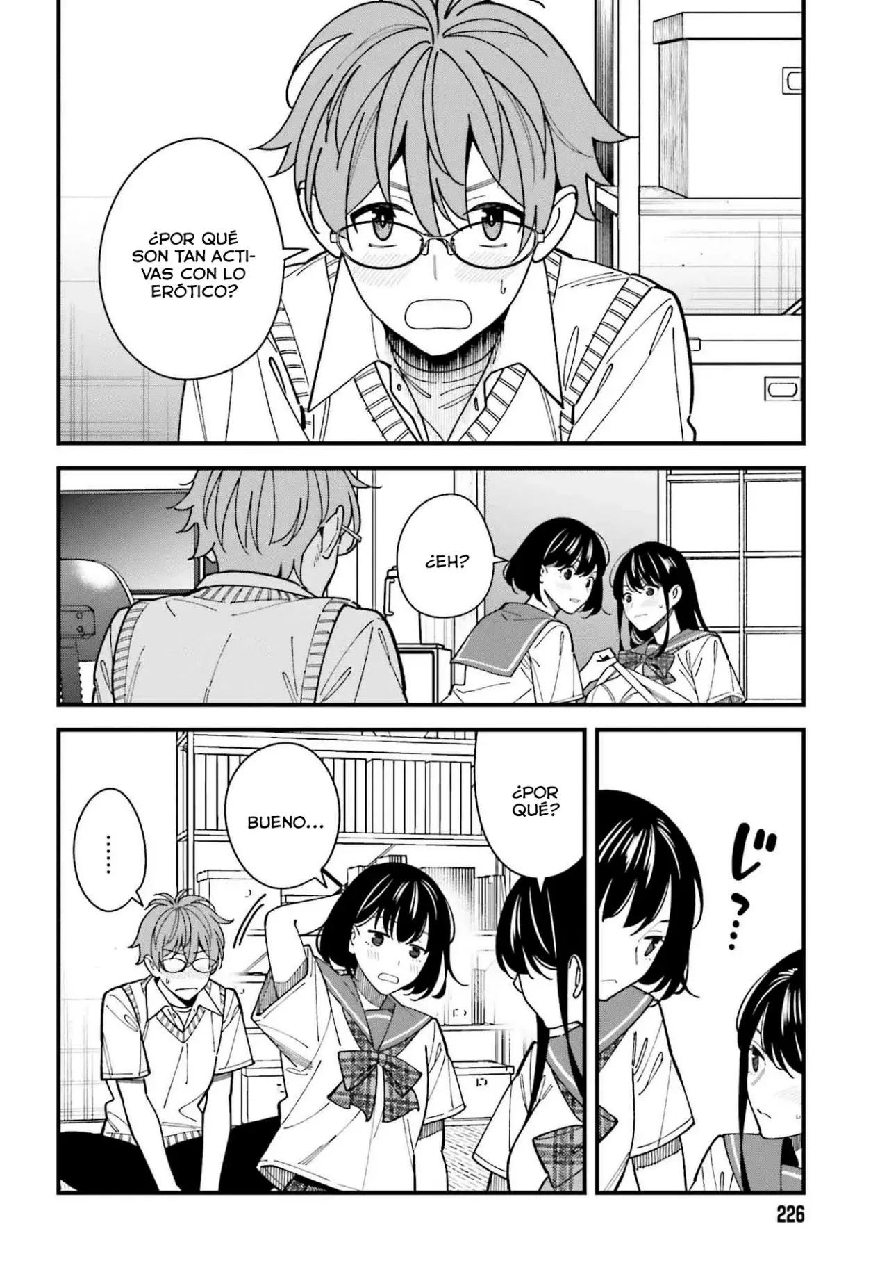 Are physical relationships posible between childhood friends of high school students? Capitulo 6 página 25