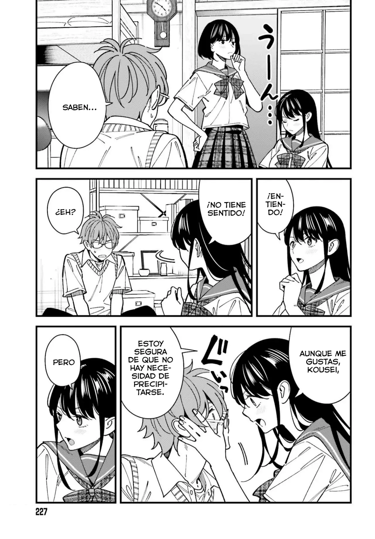 Are physical relationships posible between childhood friends of high school students? Capitulo 6 página 26