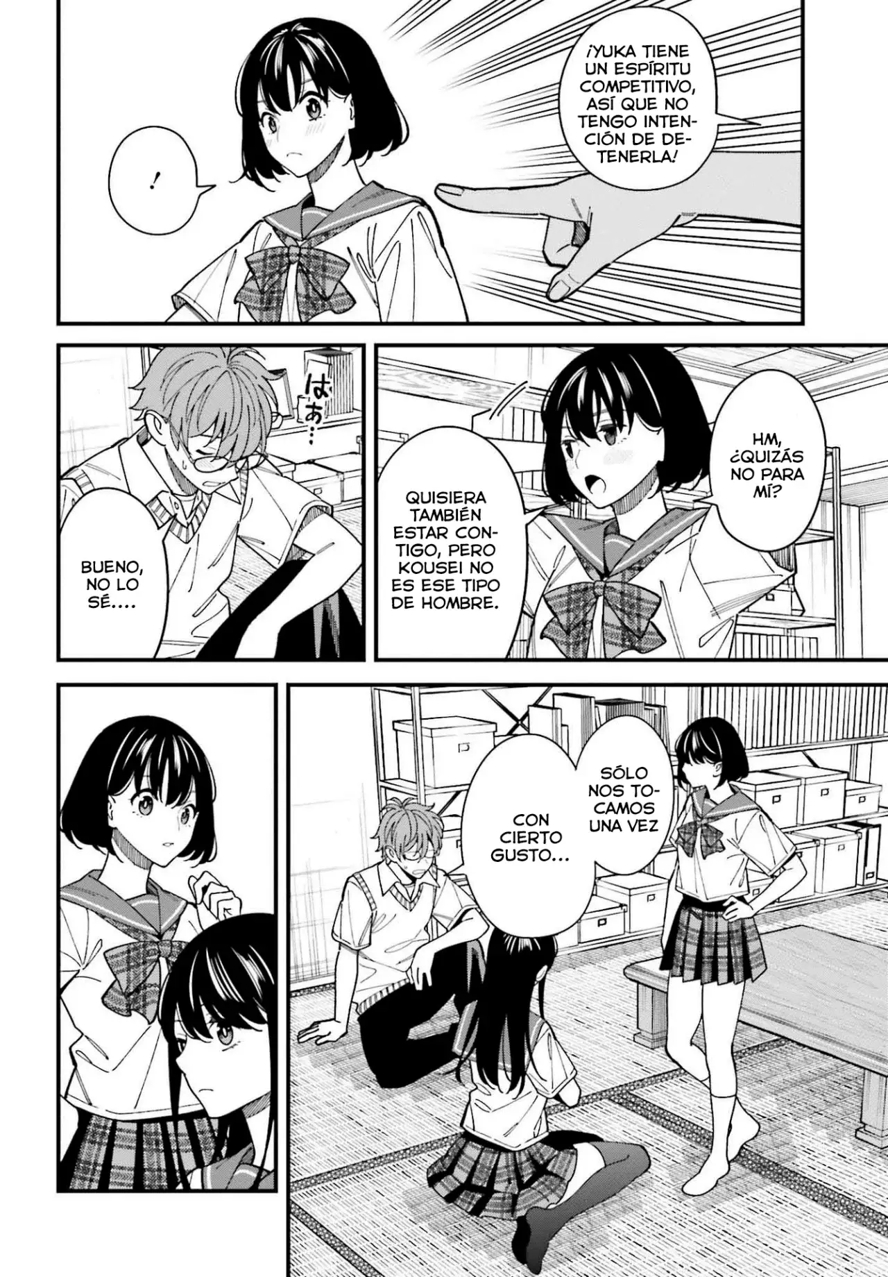 Are physical relationships posible between childhood friends of high school students? Capitulo 6 página 27