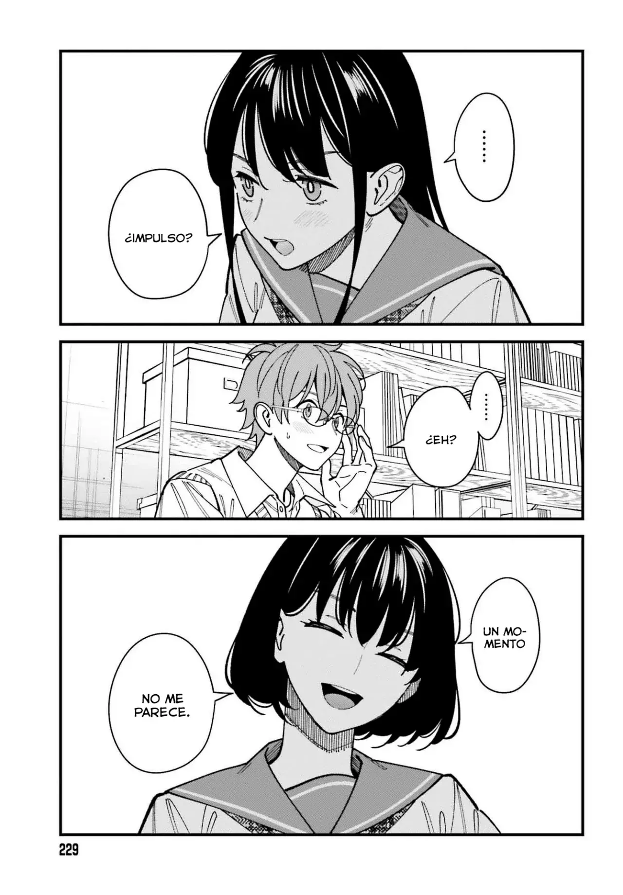 Are physical relationships posible between childhood friends of high school students? Capitulo 6 página 28