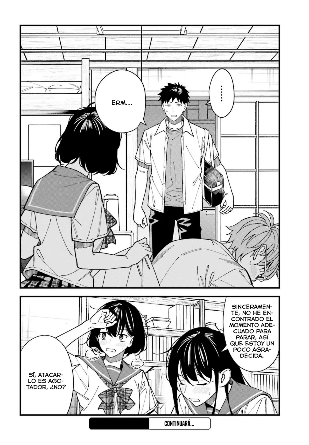 Are physical relationships posible between childhood friends of high school students? Capitulo 6 página 33