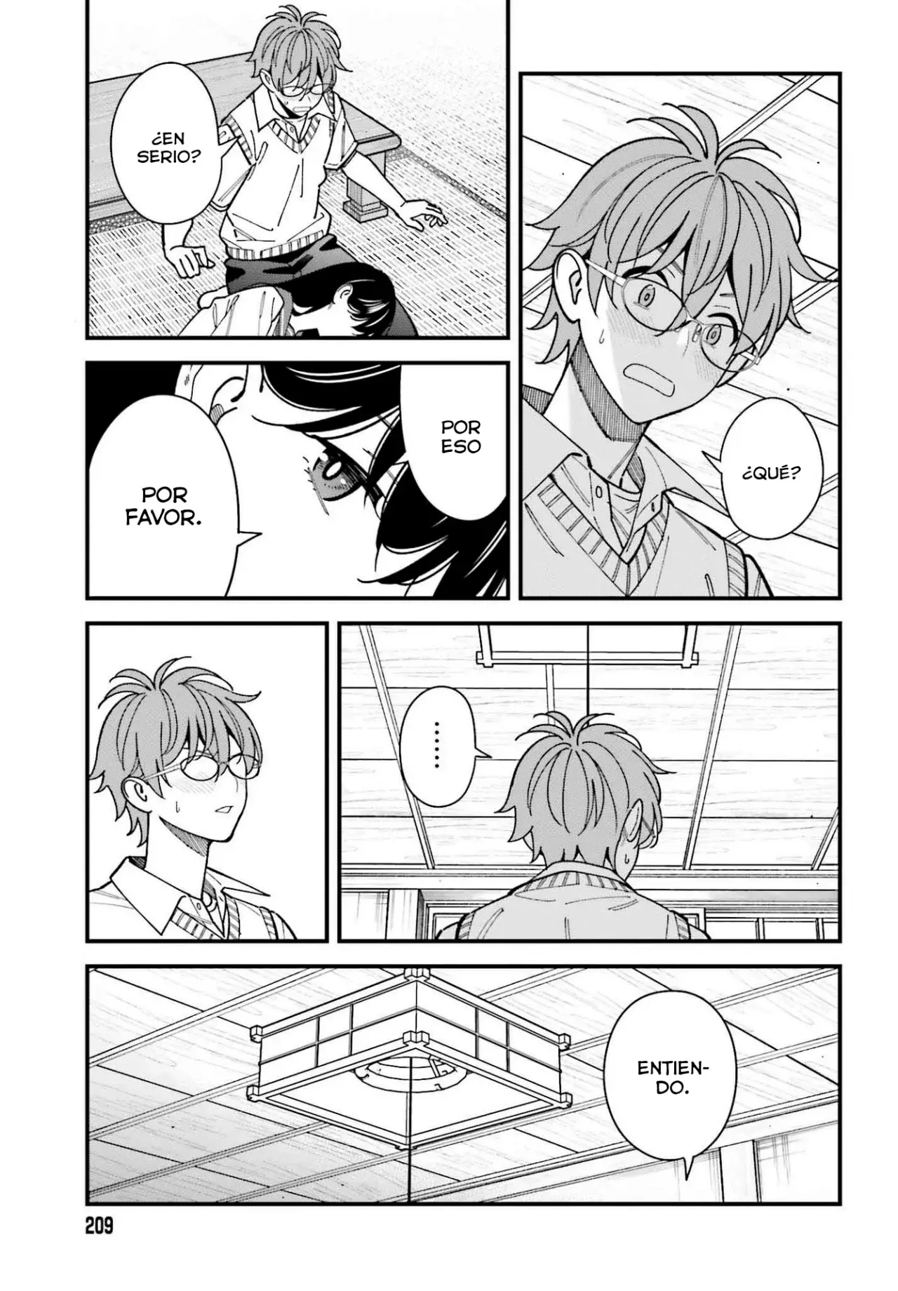 Are physical relationships posible between childhood friends of high school students? Capitulo 6 página 8