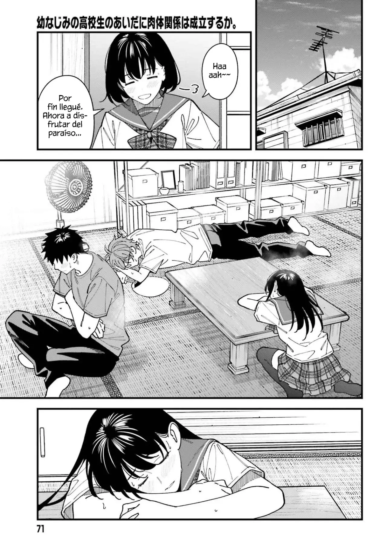 Are physical relationships posible between childhood friends of high school students? Capitulo 7 página 8
