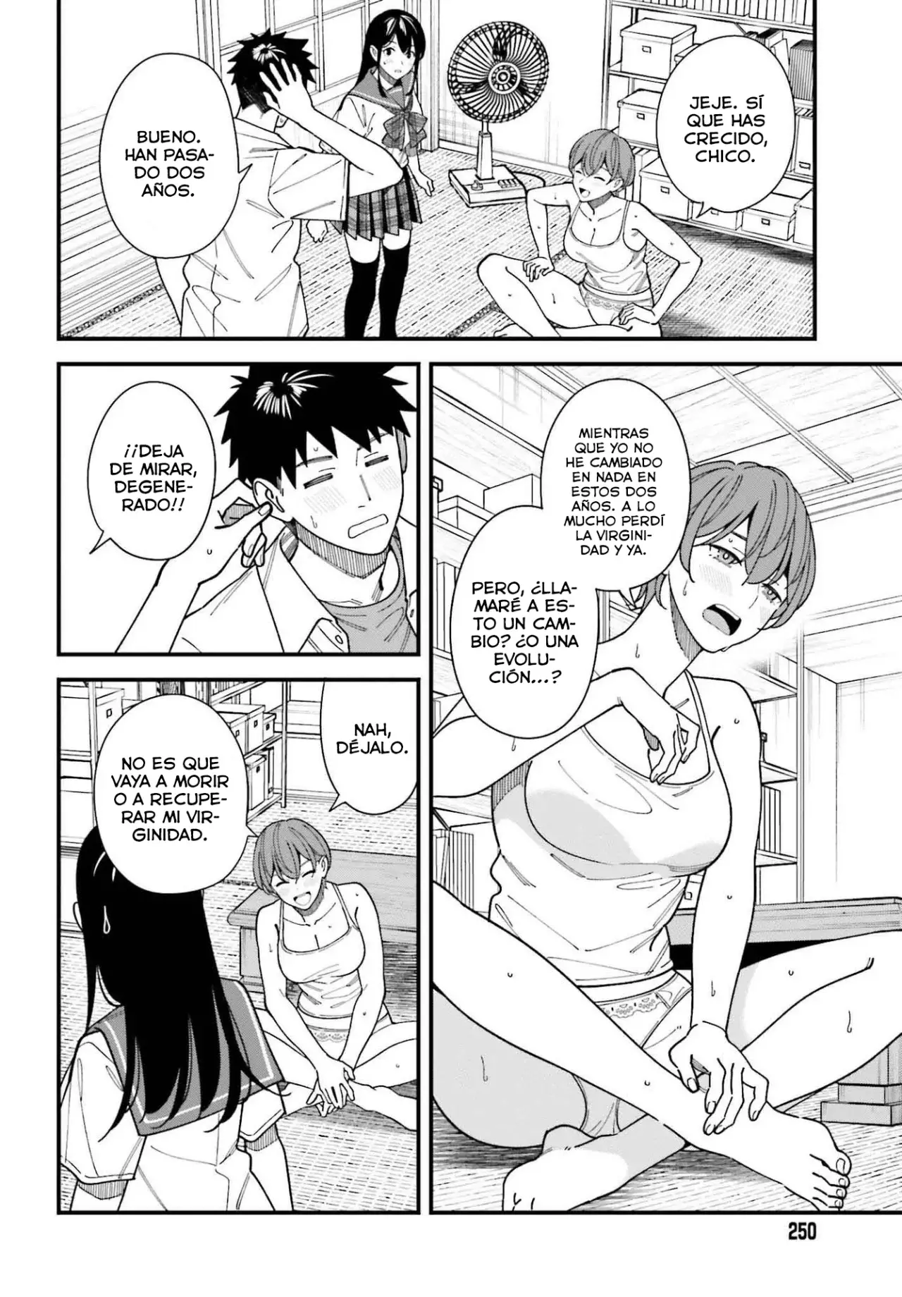 Are physical relationships posible between childhood friends of high school students? Capitulo 8 página 19