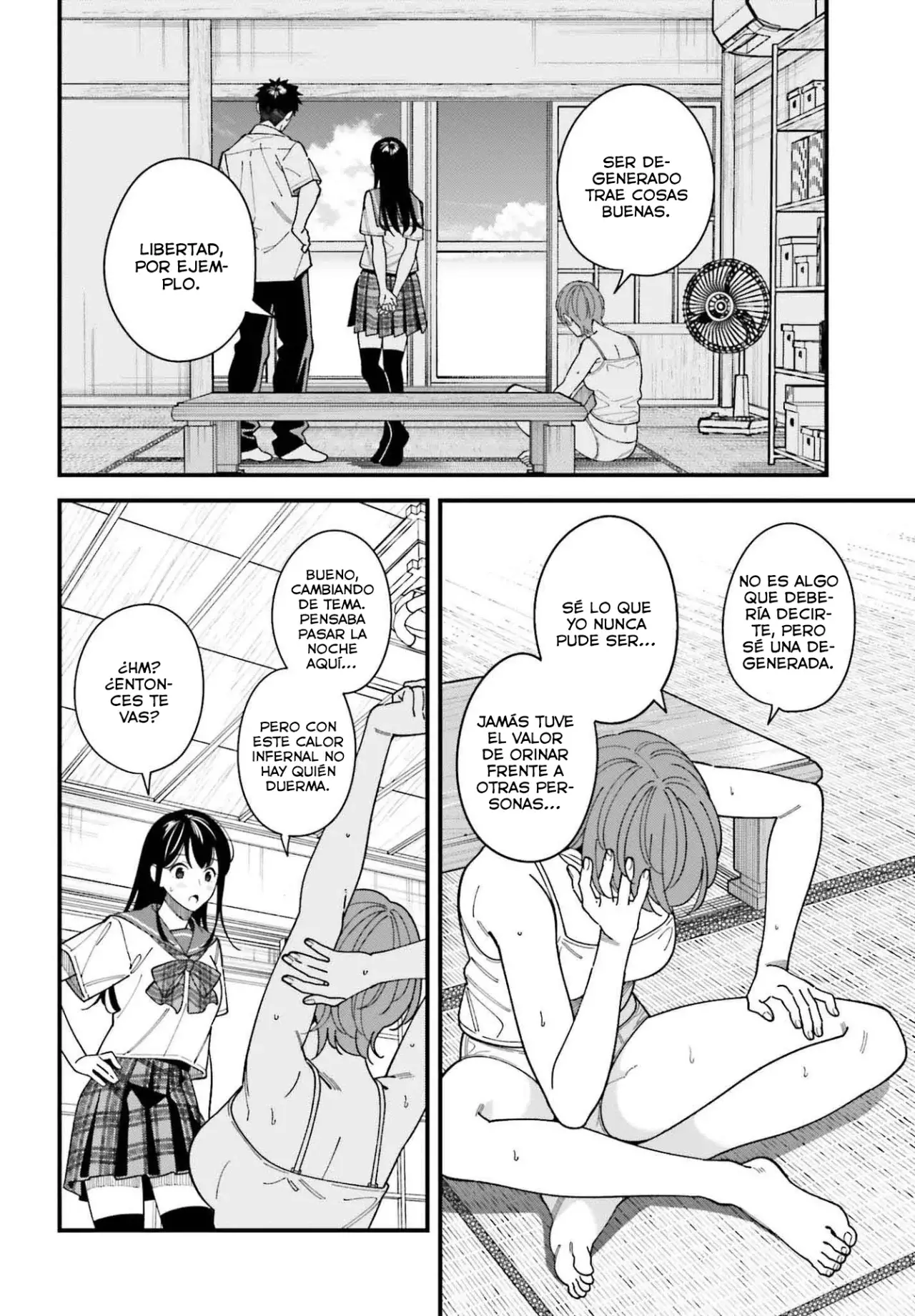 Are physical relationships posible between childhood friends of high school students? Capitulo 8 página 23