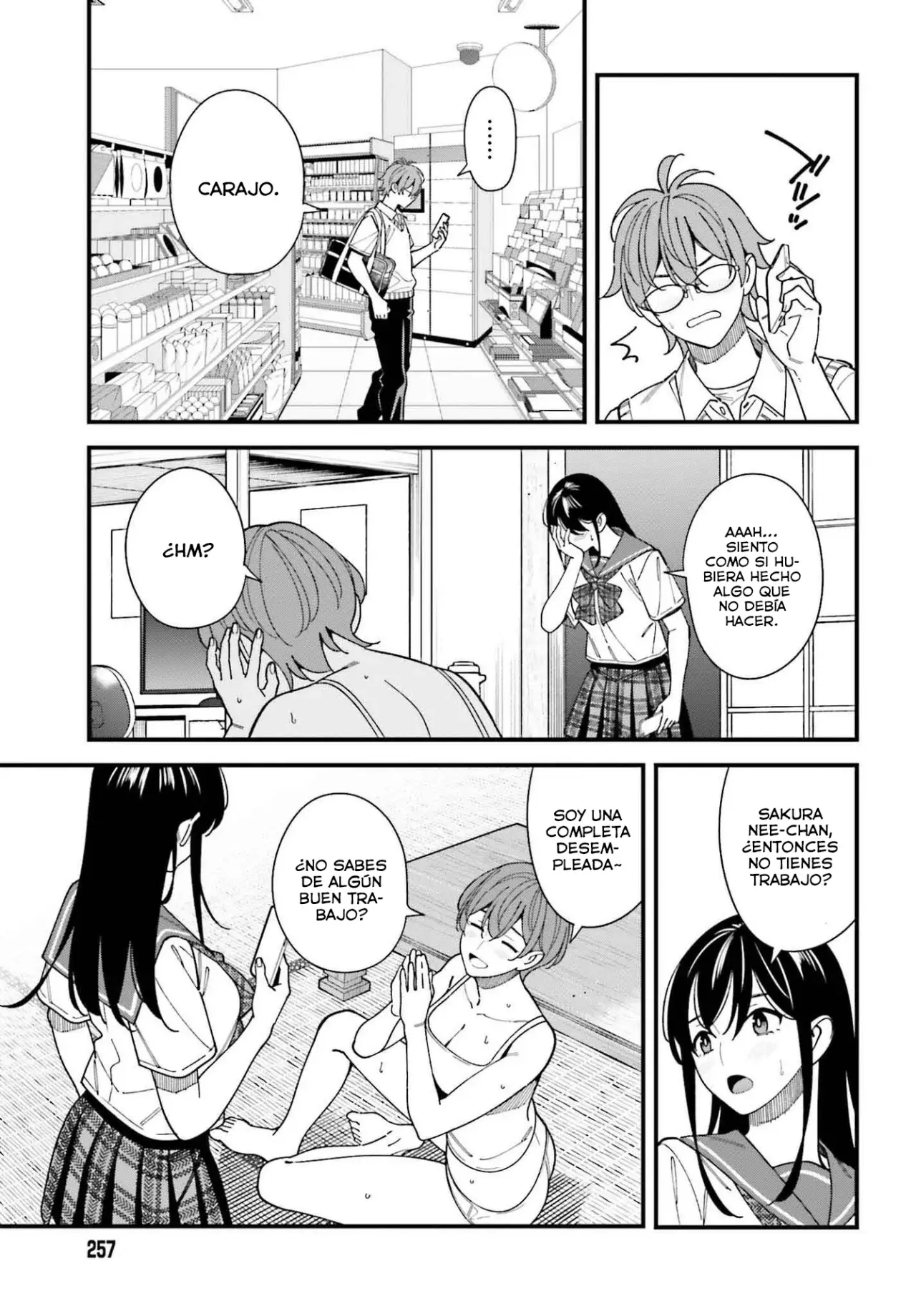 Are physical relationships posible between childhood friends of high school students? Capitulo 8 página 26