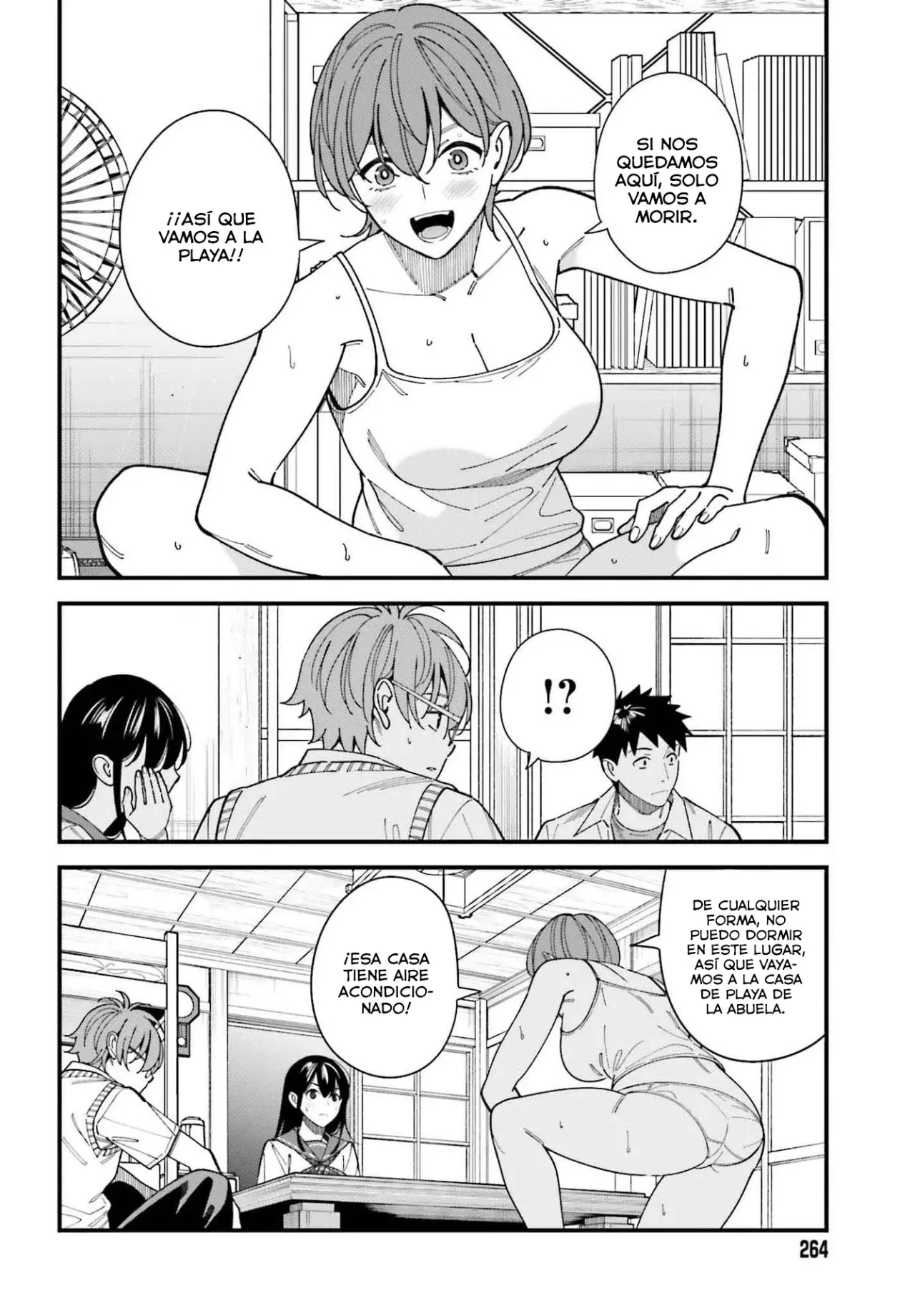 Are physical relationships posible between childhood friends of high school students? Capitulo 8 página 33