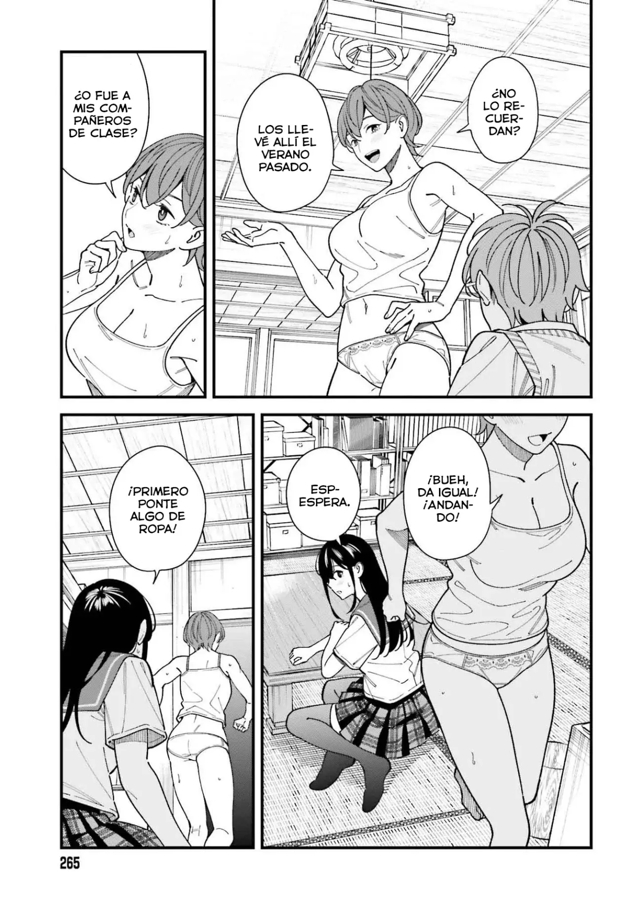 Are physical relationships posible between childhood friends of high school students? Capitulo 8 página 34
