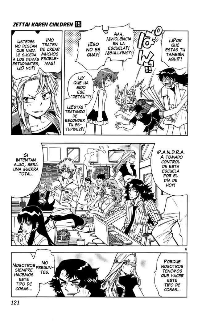 Zettai Karen Children Capitulo 138 página 8