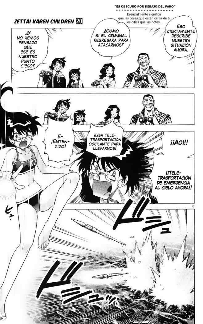 Zettai Karen Children Capitulo 184 página 7