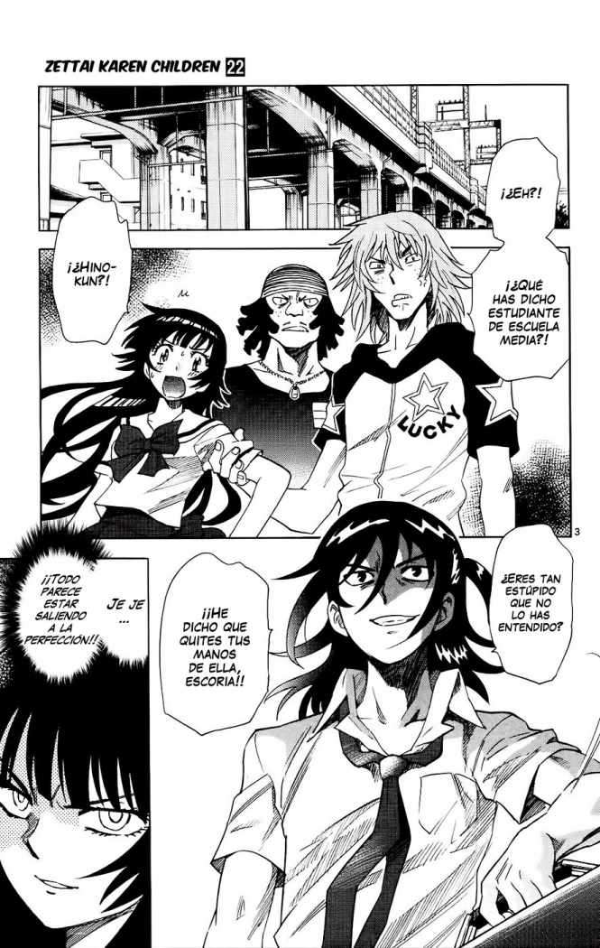 Zettai Karen Children Capitulo 204 página 3