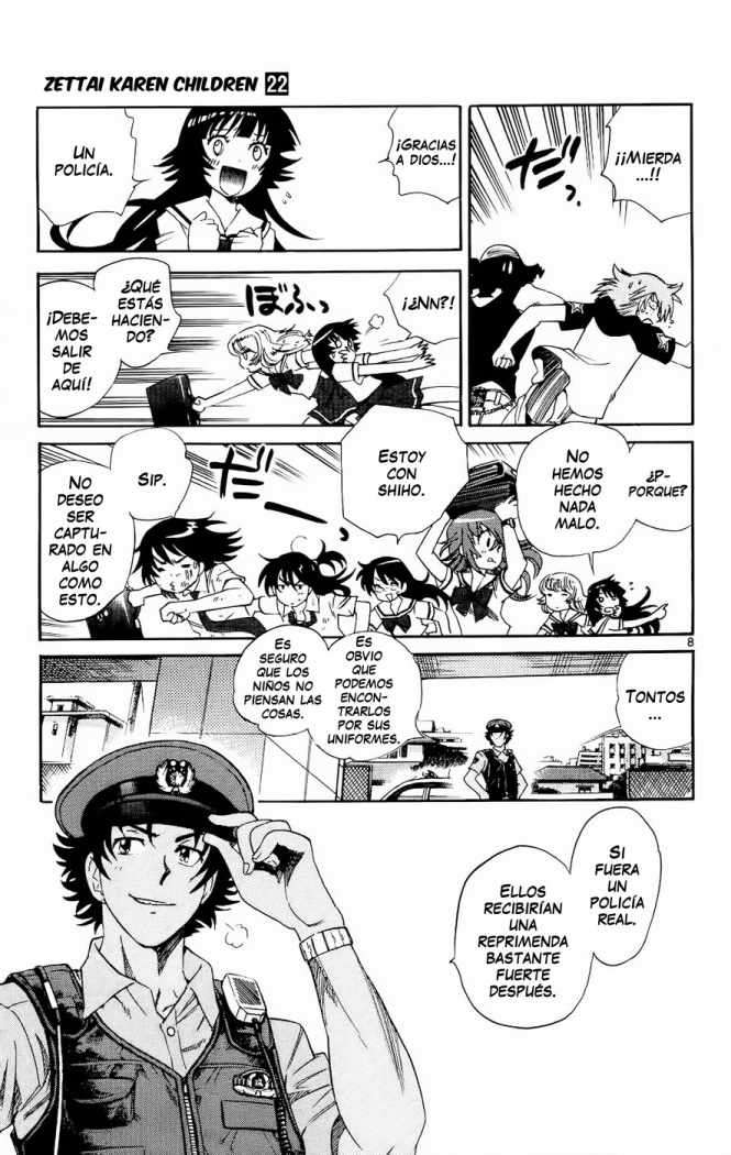 Zettai Karen Children Capitulo 205 página 9
