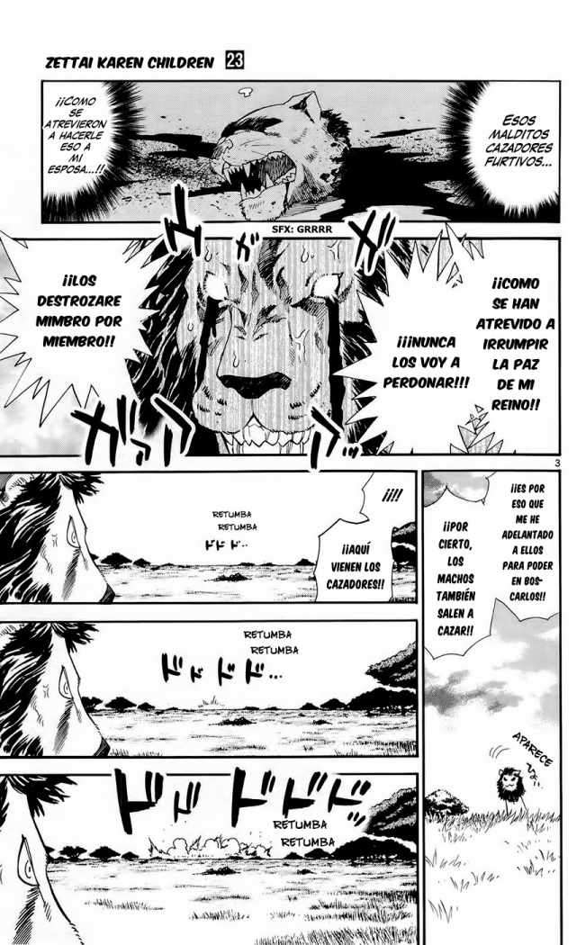 Zettai Karen Children Capitulo 215 página 3