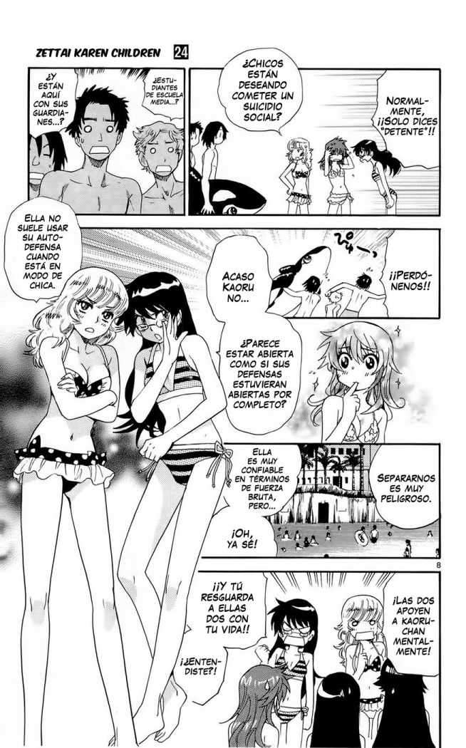 Zettai Karen Children Capitulo 228 página 8