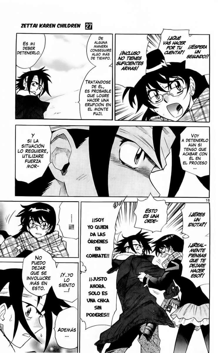 Zettai Karen Children Capitulo 257 página 16