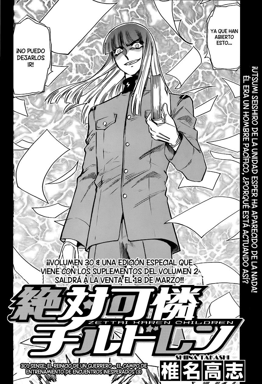 Zettai Karen Children Capitulo 301 página 3