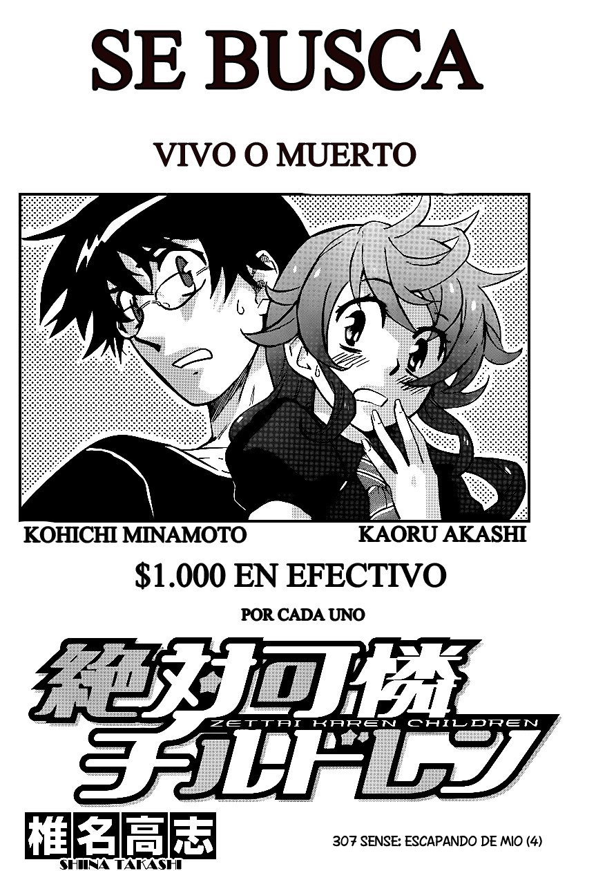 Zettai Karen Children Capitulo 307 página 3