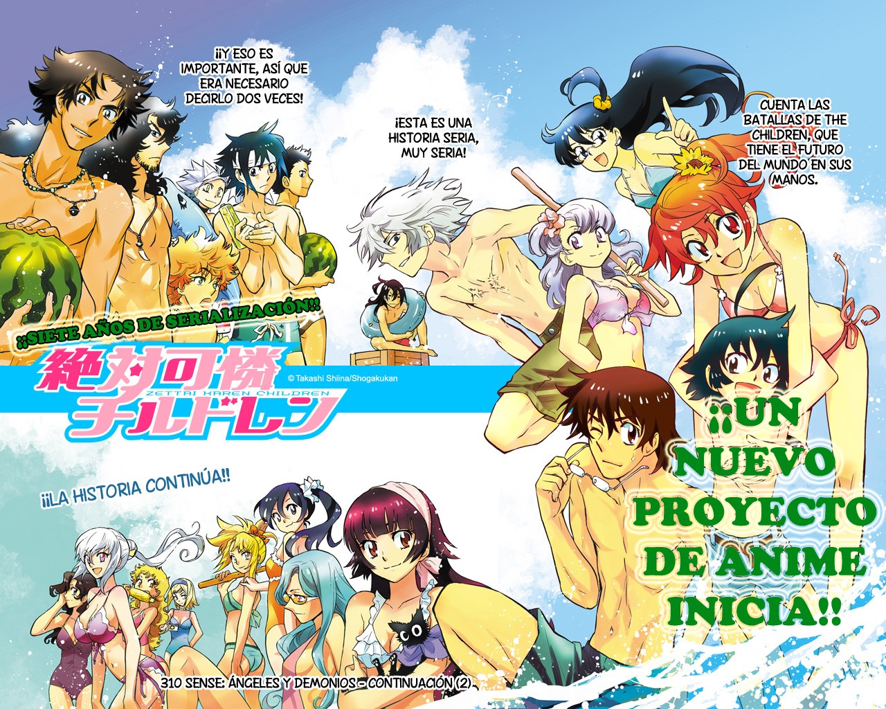 Zettai Karen Children Capitulo 310 página 3