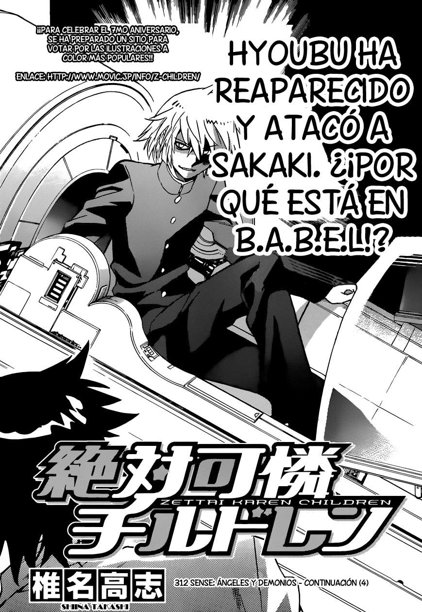 Zettai Karen Children Capitulo 312 página 4