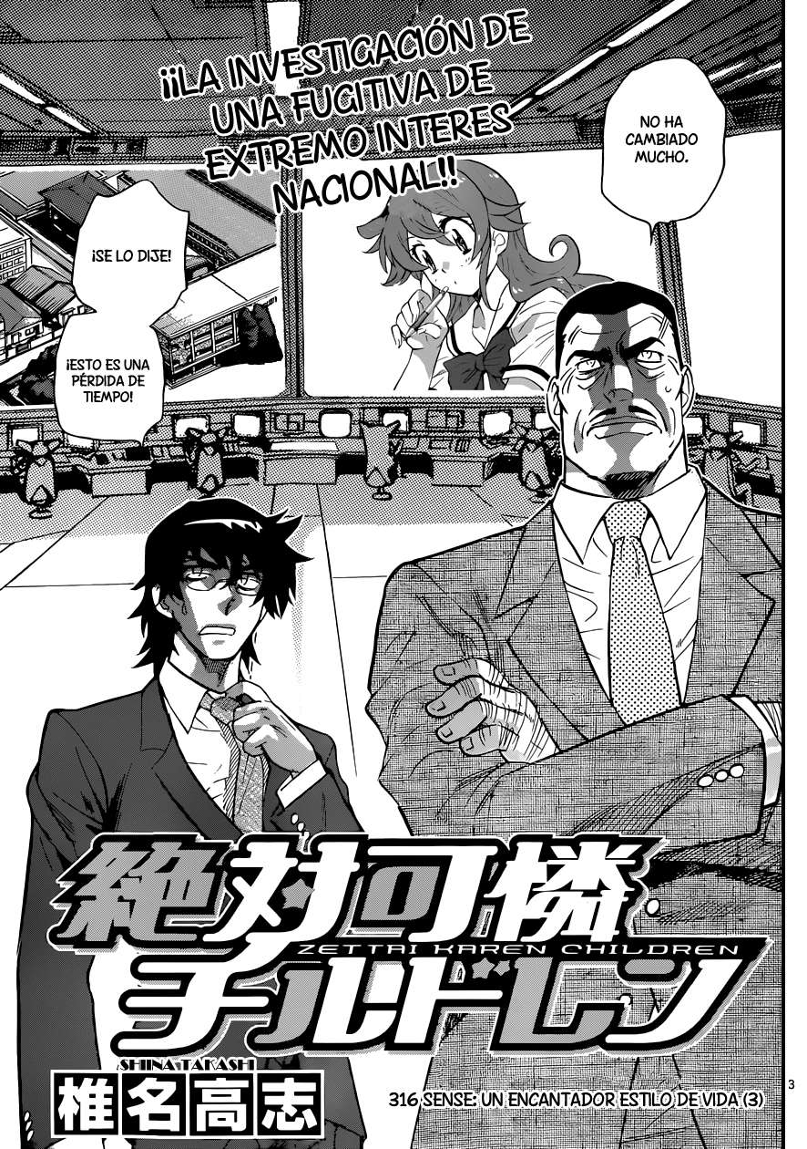 Zettai Karen Children Capitulo 316 página 4